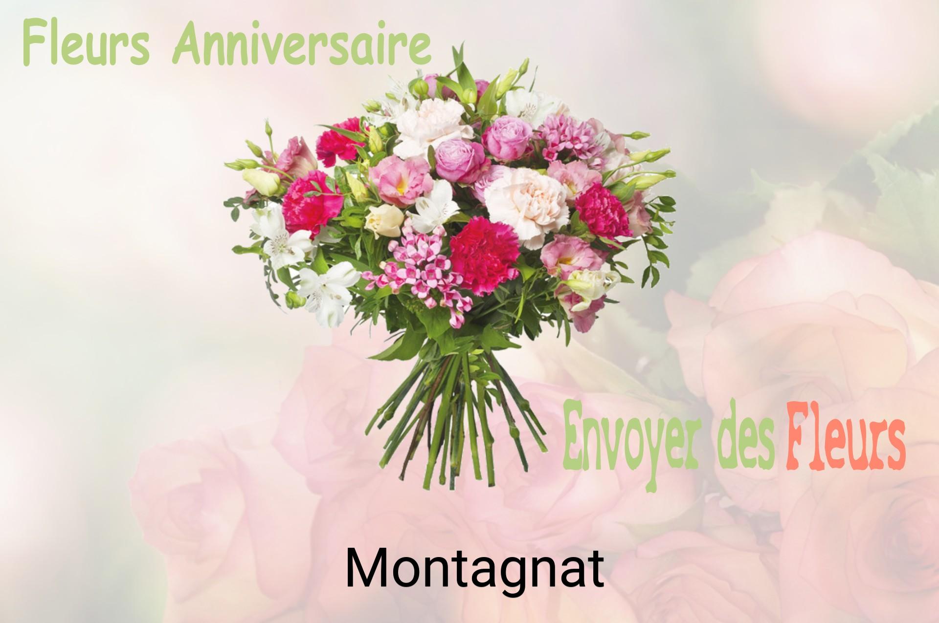 Bouquet de fleurs d’anniversaire livré à Montagnat